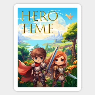 Hero Time - Cartoon Fantasy Sticker